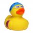 Badeente Radfahrer