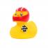 Badeente Rennfahrer