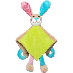 M160360 Multicoloured - Cuddly blanket rabbit - mbw
