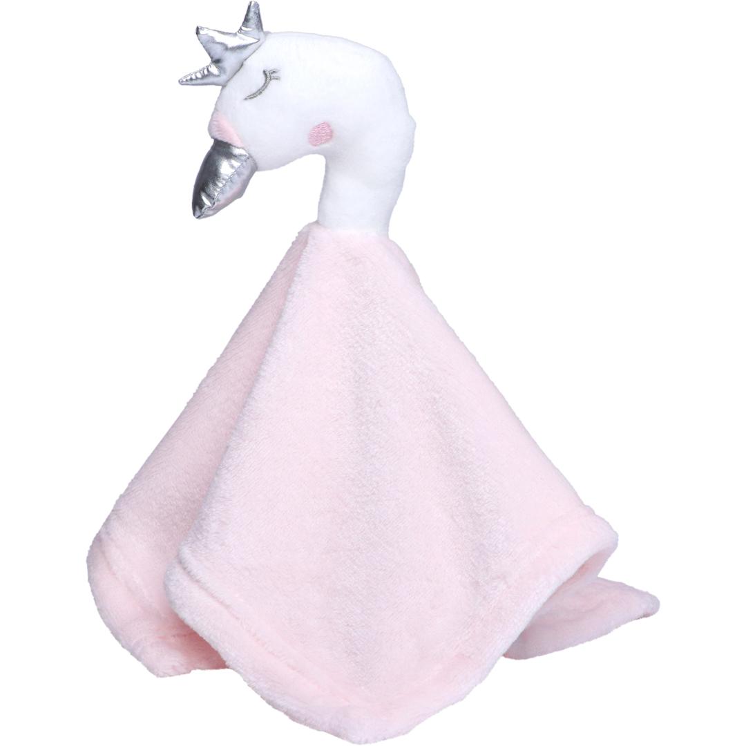 M160867 Pastel rose - Cuddly blankets swan's head - mbw