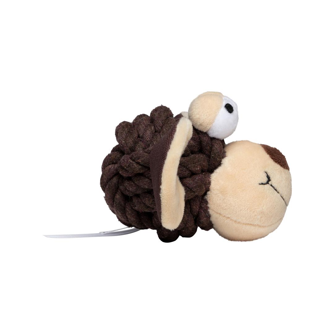 M170053 Brown - Dog toy knotted animal monkey - mbw