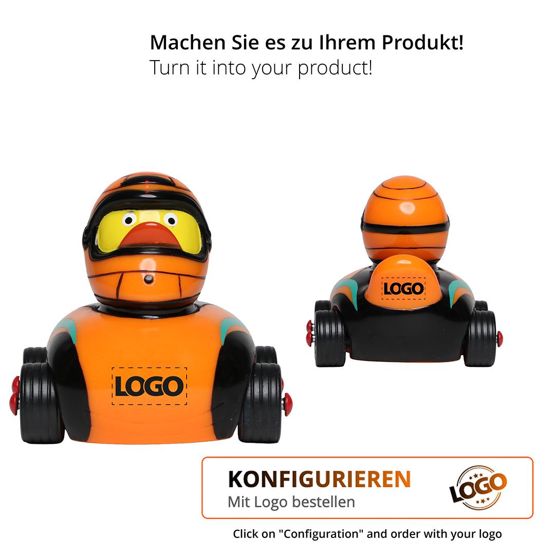 M132087 Orange - Ducks on Wheels - mbw