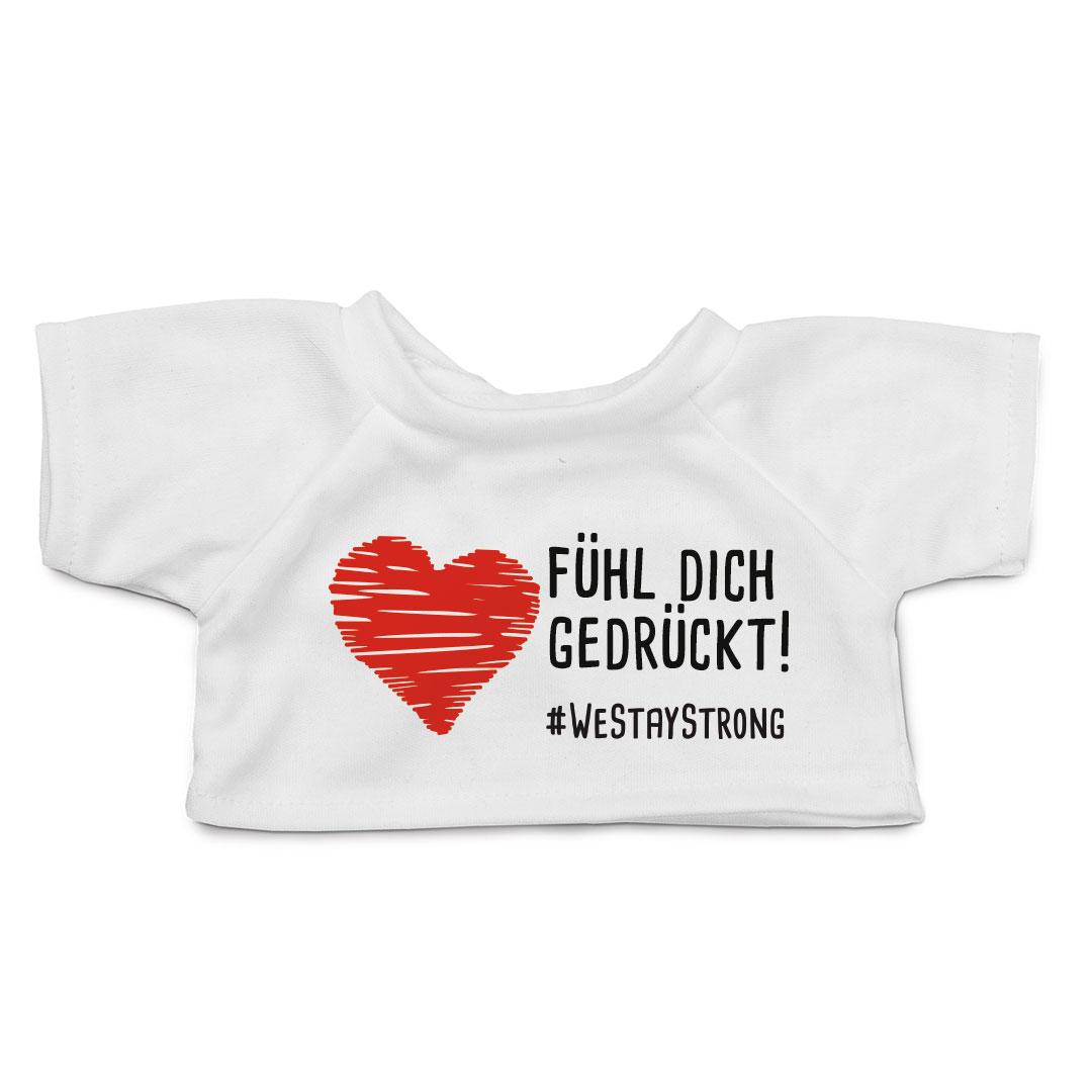 FÜHL DICH GEDRÜCKT! white M140904 - mbw FÜHL DICH GEDRÜCKT! white M140904 - mbw