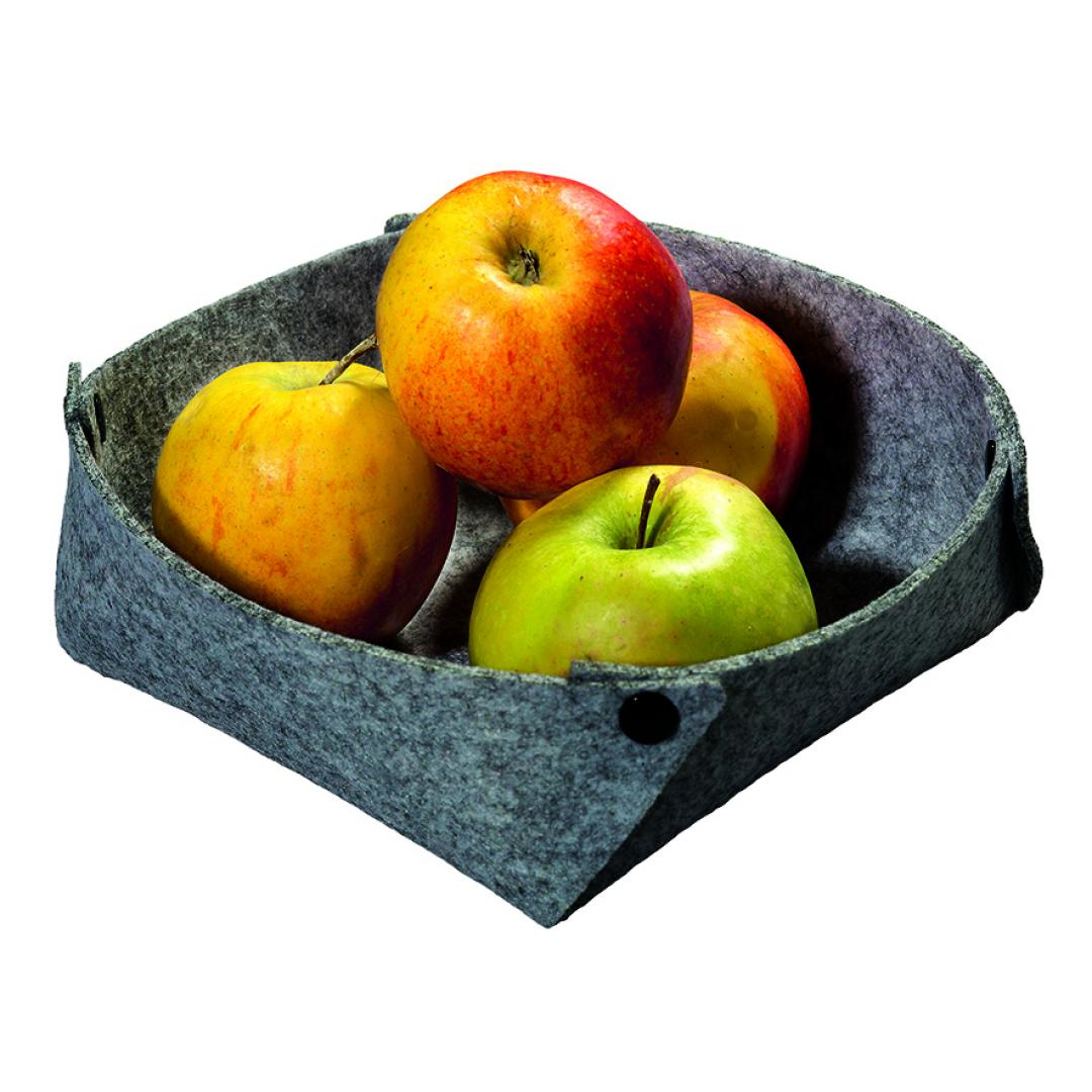 M144188 Gray - Felt basket - mbw