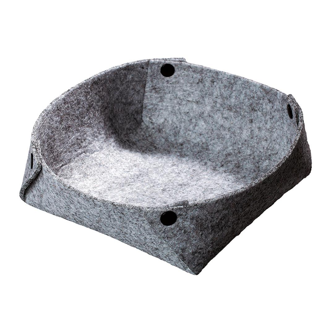 M144188 Gray - Felt basket - mbw