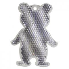 M117960 Weiß - Fußgängerreflektor Bär - mbw