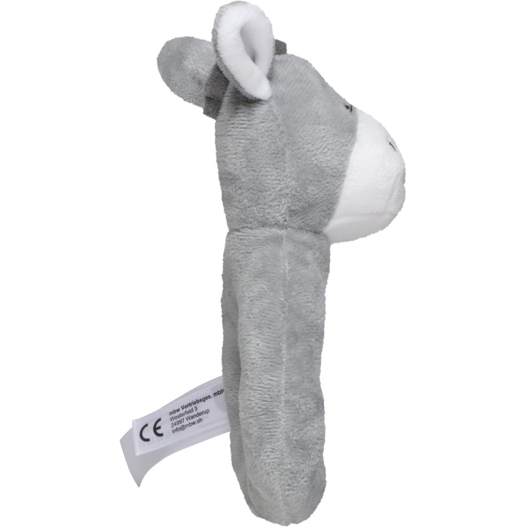 M160400 Gray - Grab Toy Donkey, round - mbw