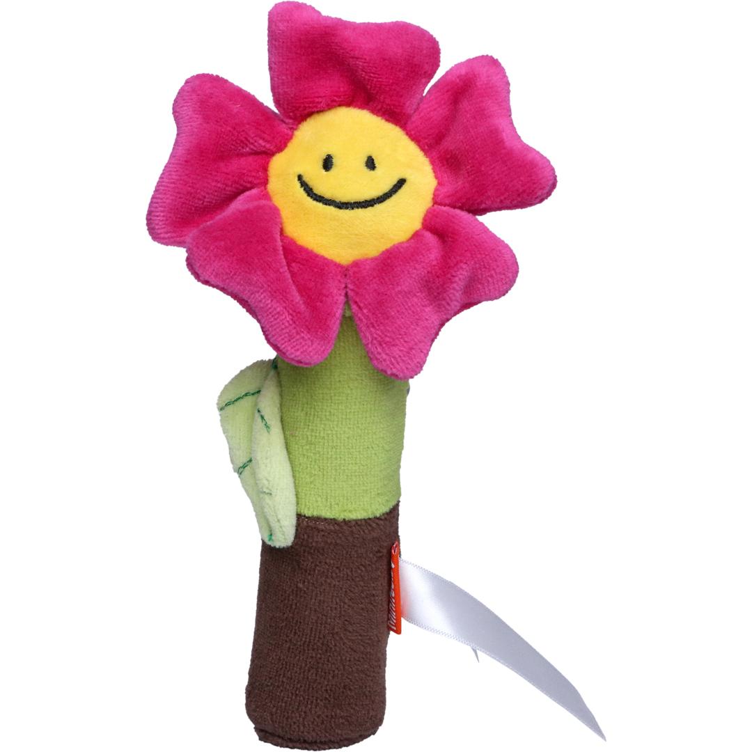 M160472 Multicolour - Greifling Blume mit Quietschfunktion - mbw