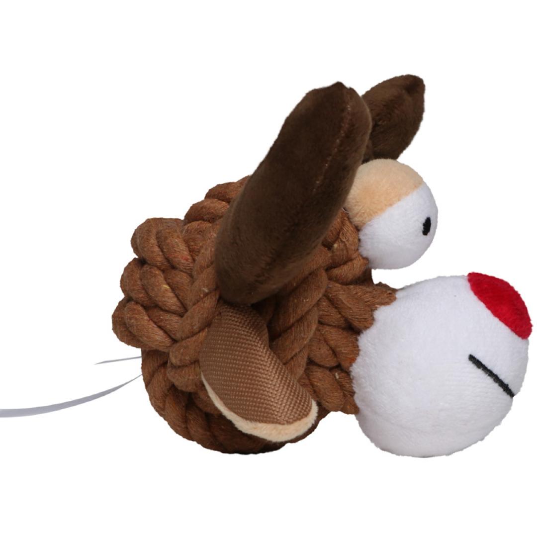 M170005 Multicolour - Hundespielzeug Knotentier Elch - mbw