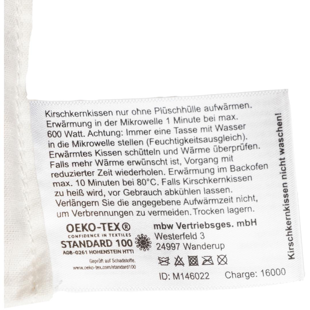 M146022 Natur - Kirschkernkissen - mbw