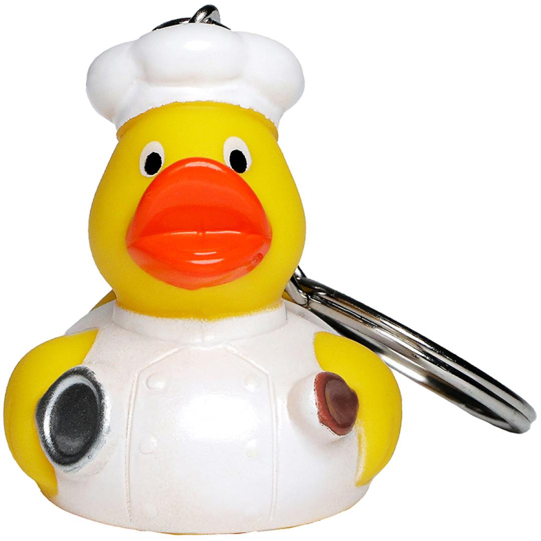 M131021 Yellow - Mini duck keychain cook - mbw