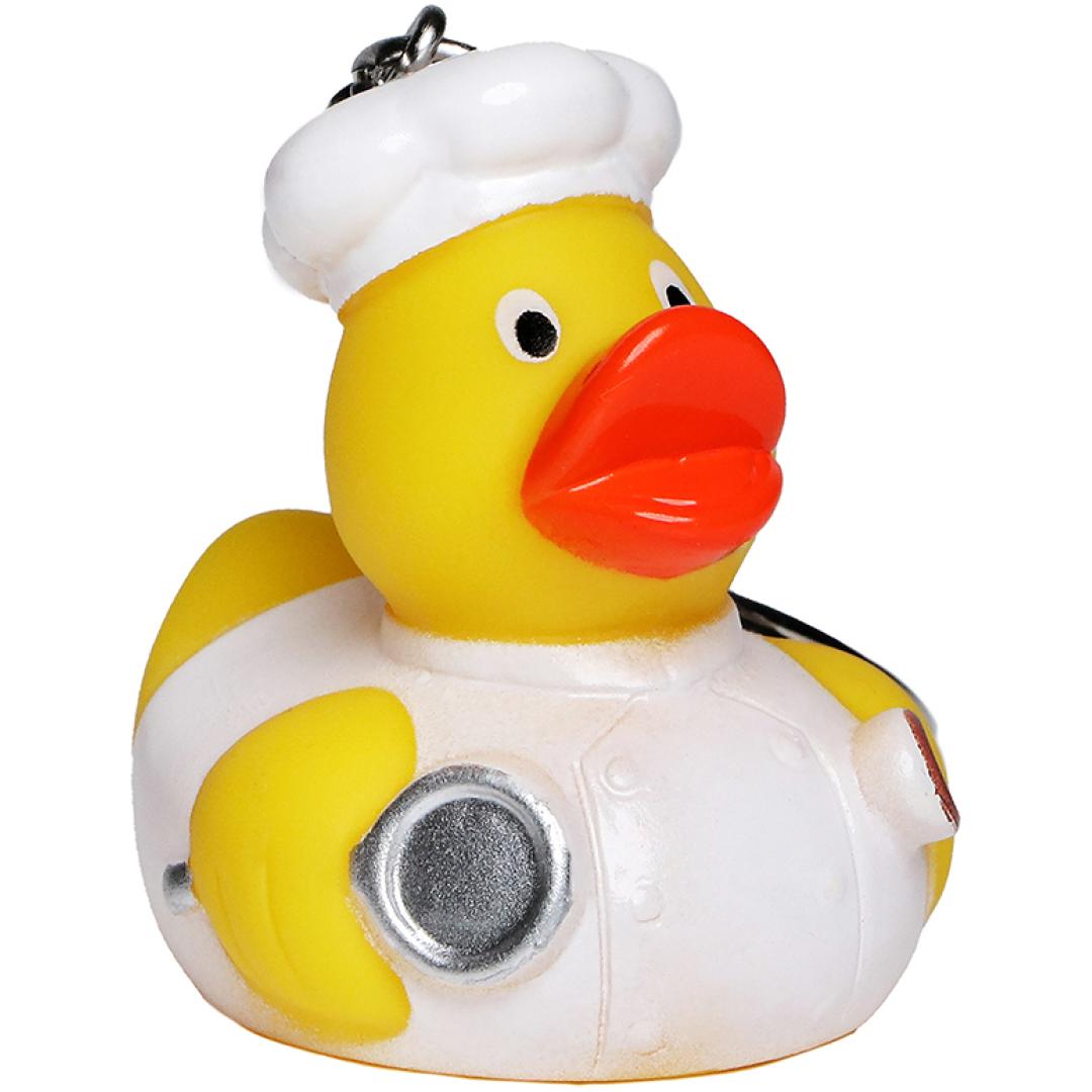 M131021 Yellow - Mini duck keychain cook - mbw