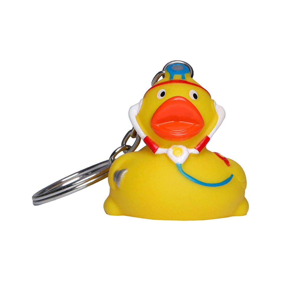 M131027 Yellow - Mini duck keychain doctor - mbw