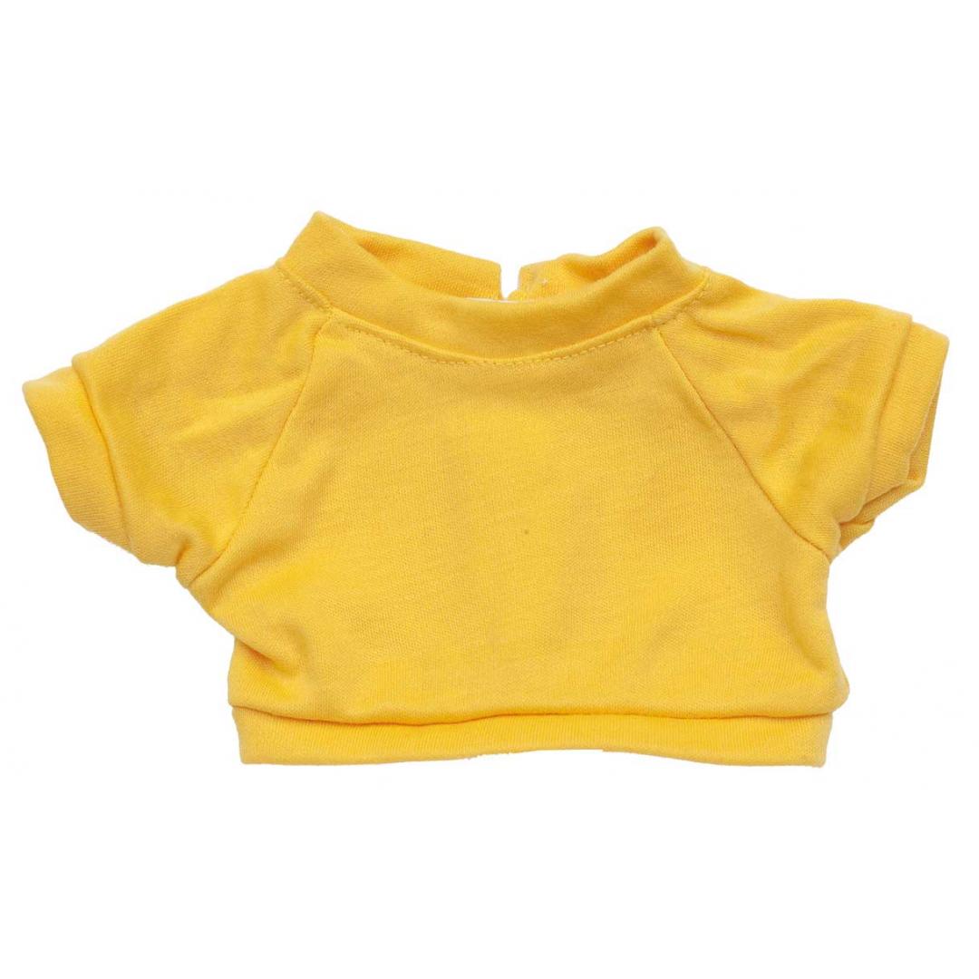 M140920 Yellow - Mini-t-shirt with velcro closure on the back - mbw