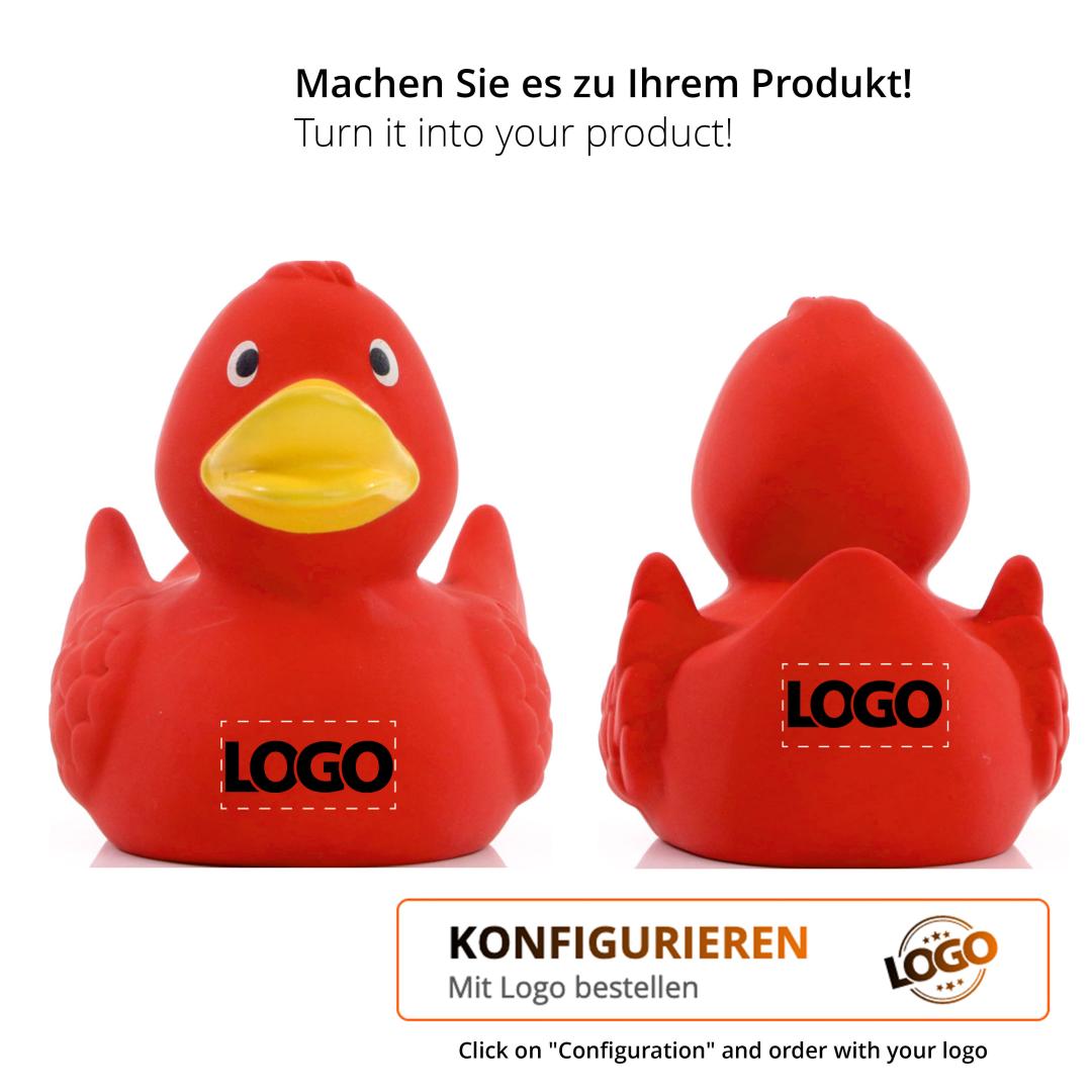 M134001 Red - Natural rubber duck, classic - mbw