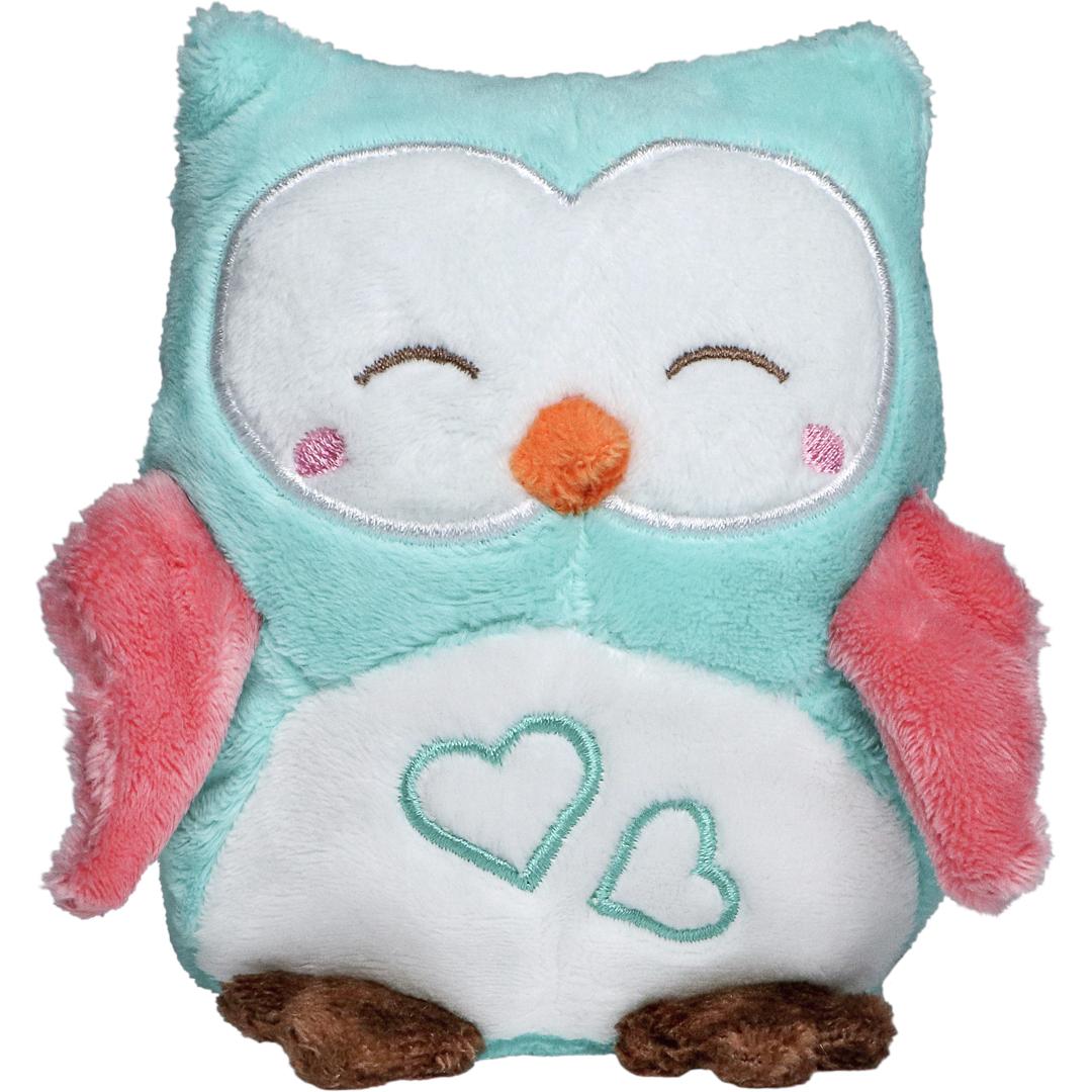 M160828 Turquoise - Owl with a rustle effect - mbw