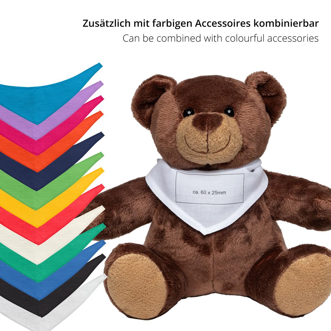 M160067 Dark brown - Plush bear Siggi - mbw