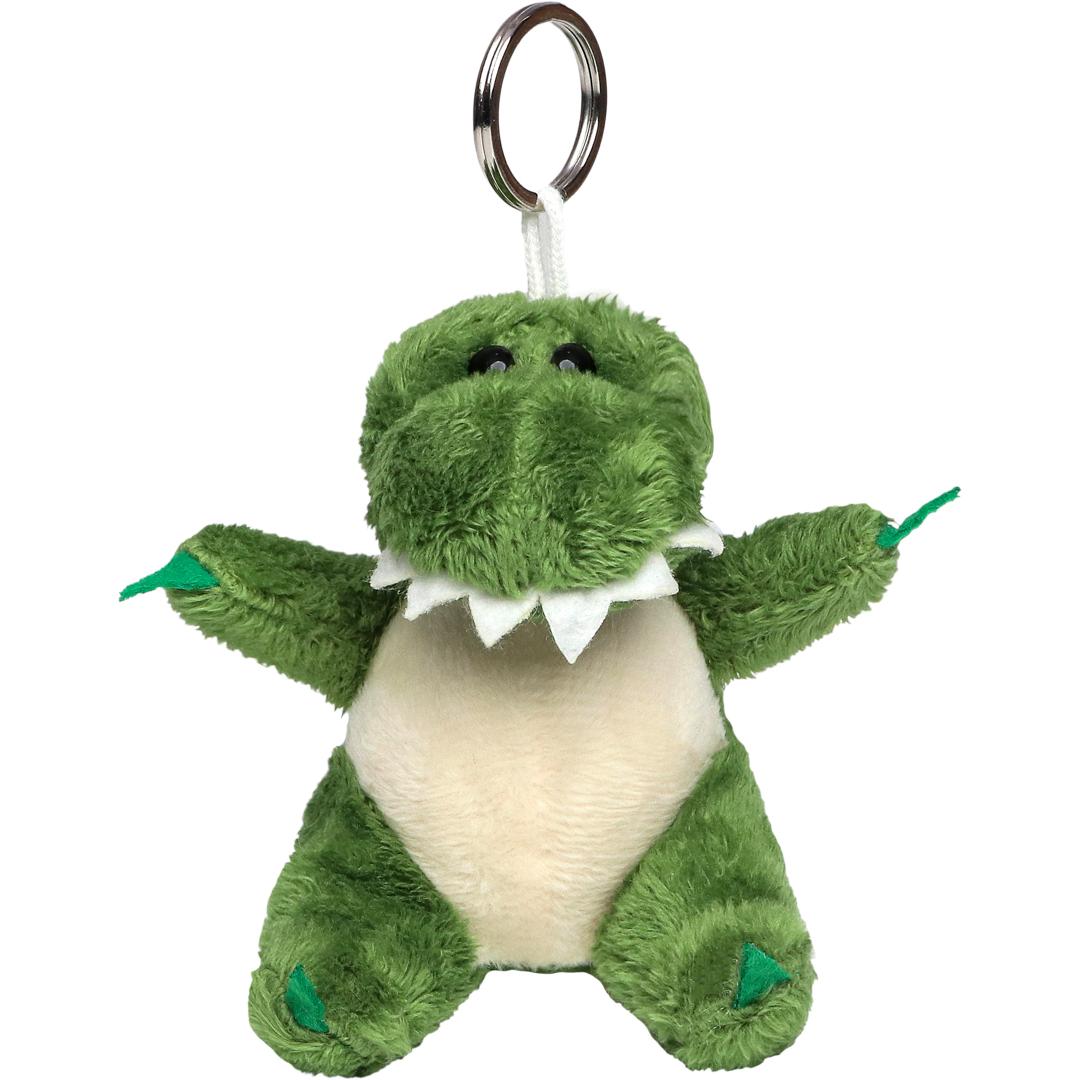 M160369 Green - Plush crocodile with keychain - mbw