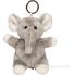 Plush elephant with keychain