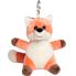 Plush fox with keychain