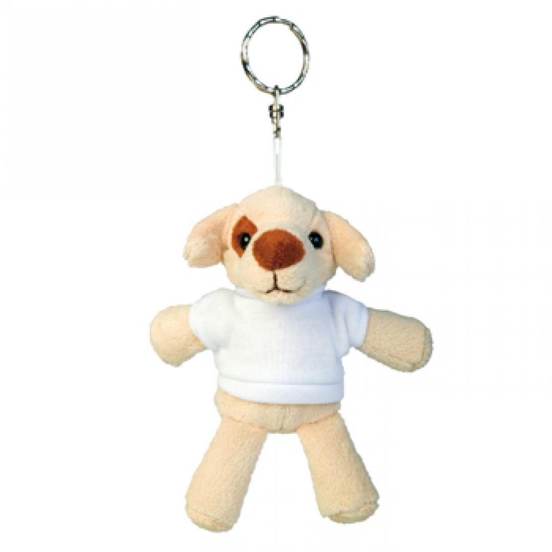 plush keychain dog cream M160276 mbw