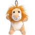 plush lion with keychain