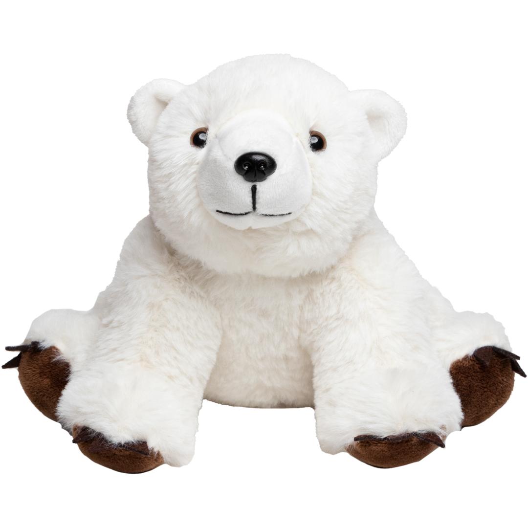 M160617 White - Plush polar bear Lia - mbw