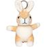 Plush rabbit with keychain