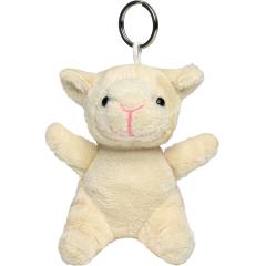M160669 Offwhite - Plush sheep with keychain - mbw
