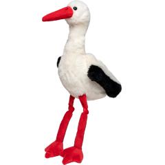 M160513 White - Plush stork Marius - mbw