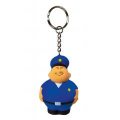 M124342 Multicoloured - Policeman Bert® with keychain - mbw