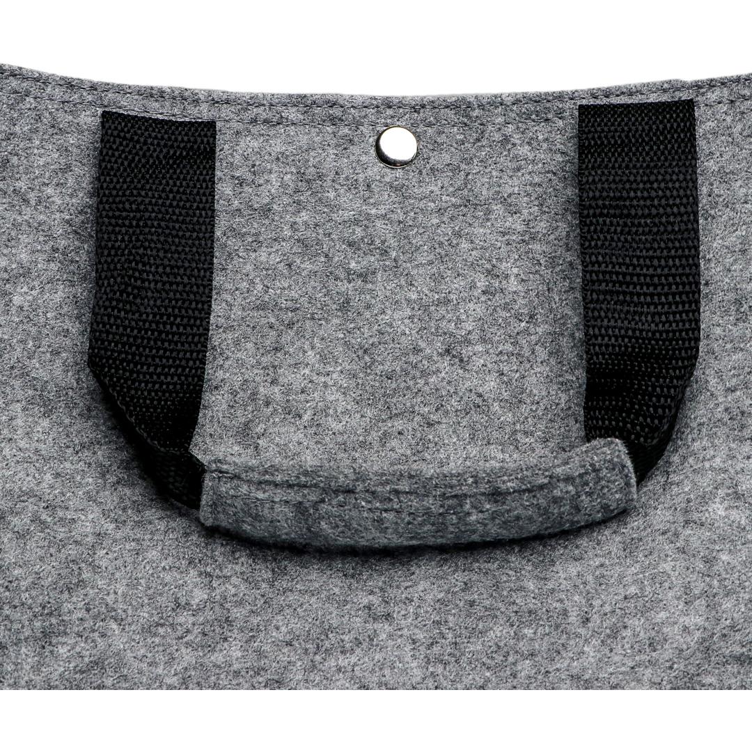 M144184 Anthrazit - Polyesterfilz Shopper - mbw