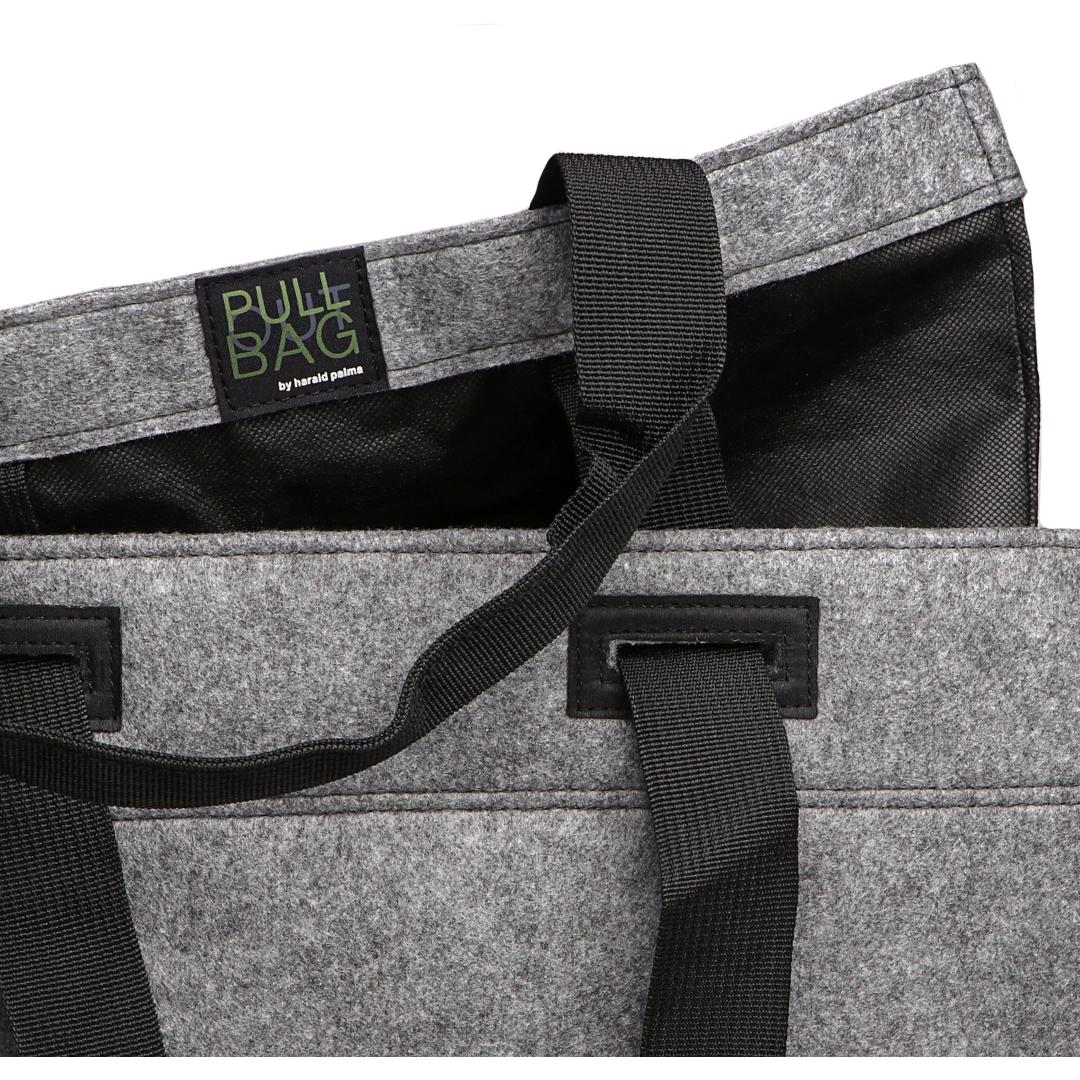 M144185 Anthrazit - Polyesterfilz Shopper pull-out - mbw