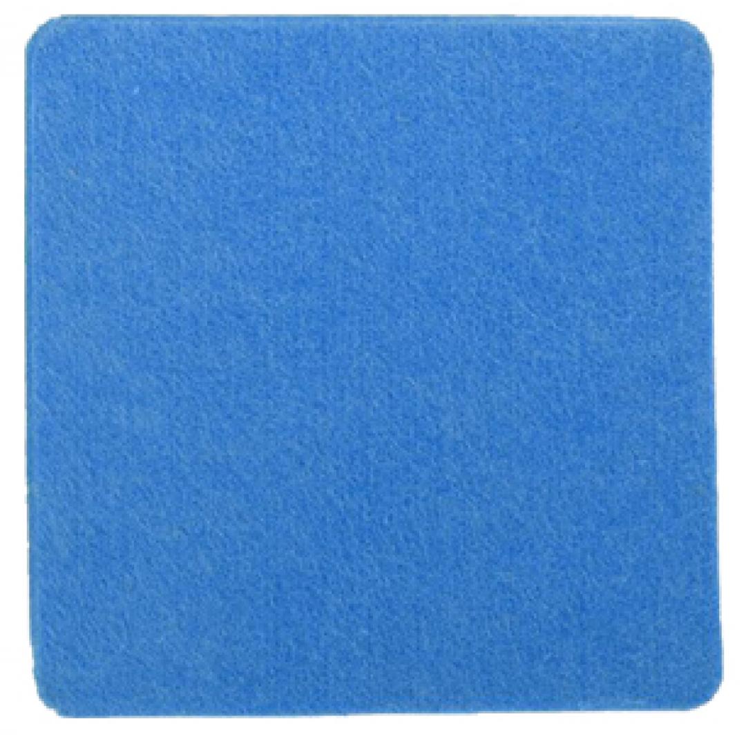 M140072 Blau - Polyesterfilz Untersetzer Quadrat - mbw