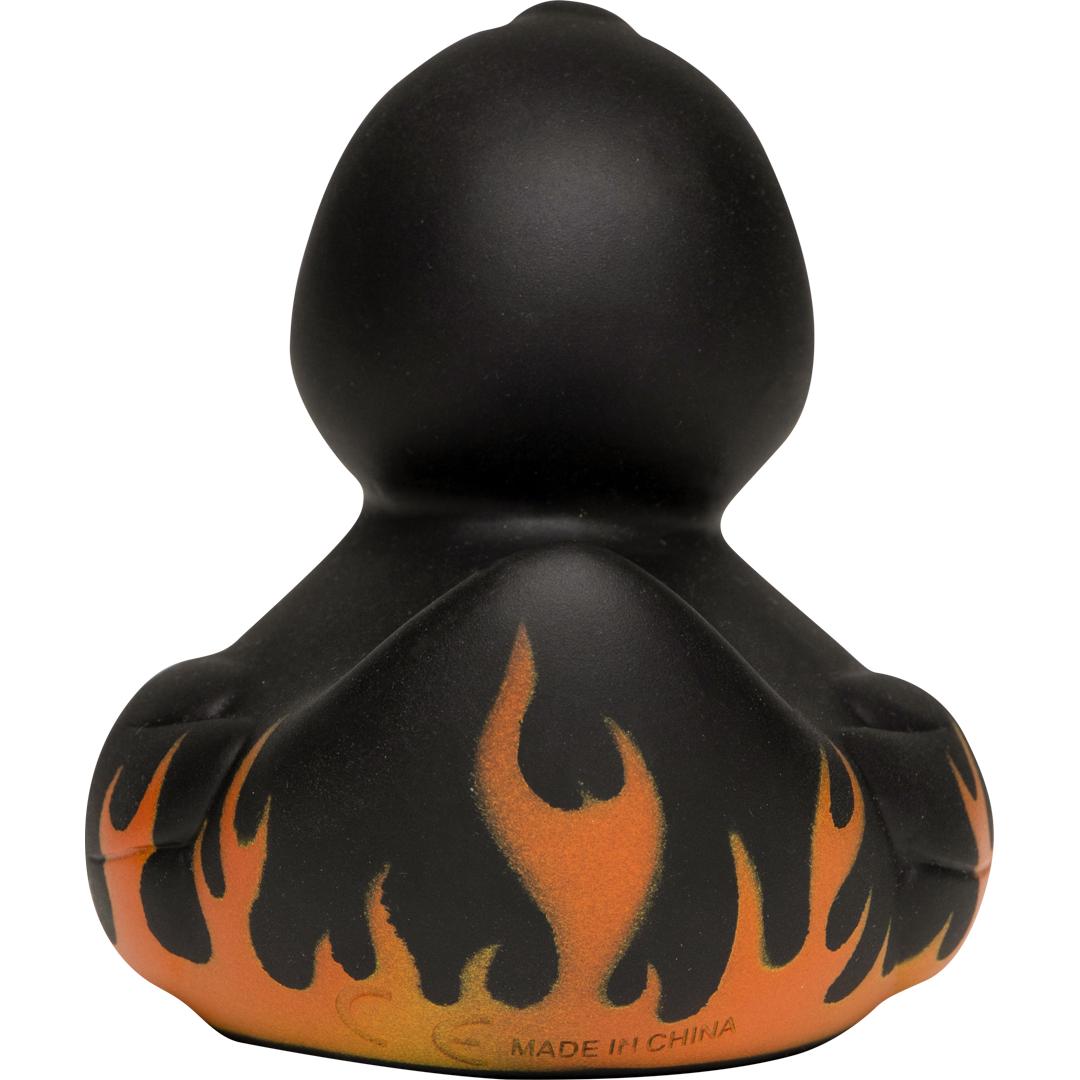 M131212 Schwarz - Quietsche-Ente Flammen - mbw