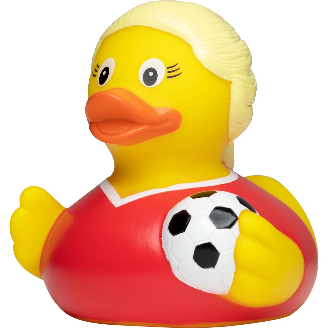 M131279 Multicolour - Quietsche-Ente Fußballerin - mbw
