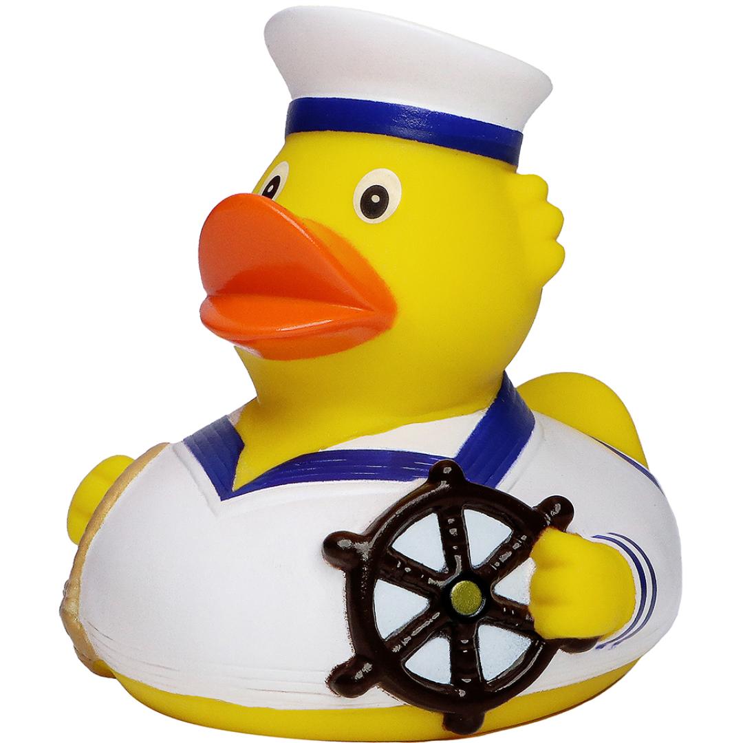 M132064 Weiß - Quietsche-Ente Seemann - mbw