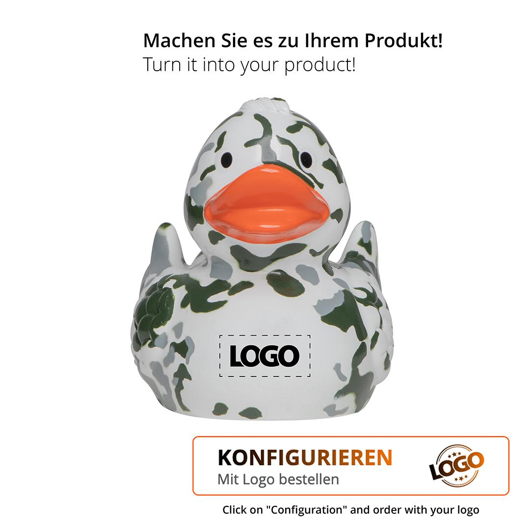 M132082 Weiß - Quietsche-Ente Tarnfleck - mbw