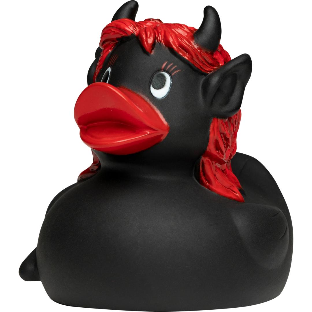 M131241 Schwarz - Quietsche-Ente Teufelin - mbw
