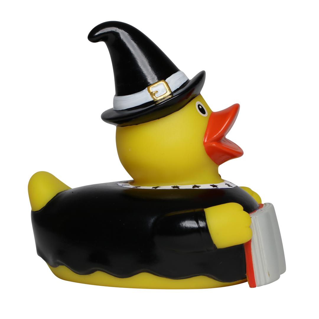 M131220 Schwarz - Quietsche-Ente Zauberer - mbw