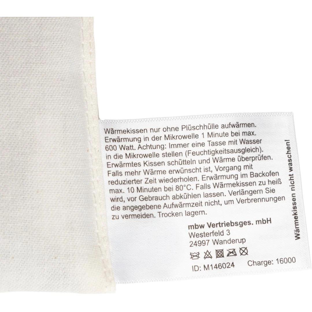 M146024 Nature - Rape seed heat cushion - mbw