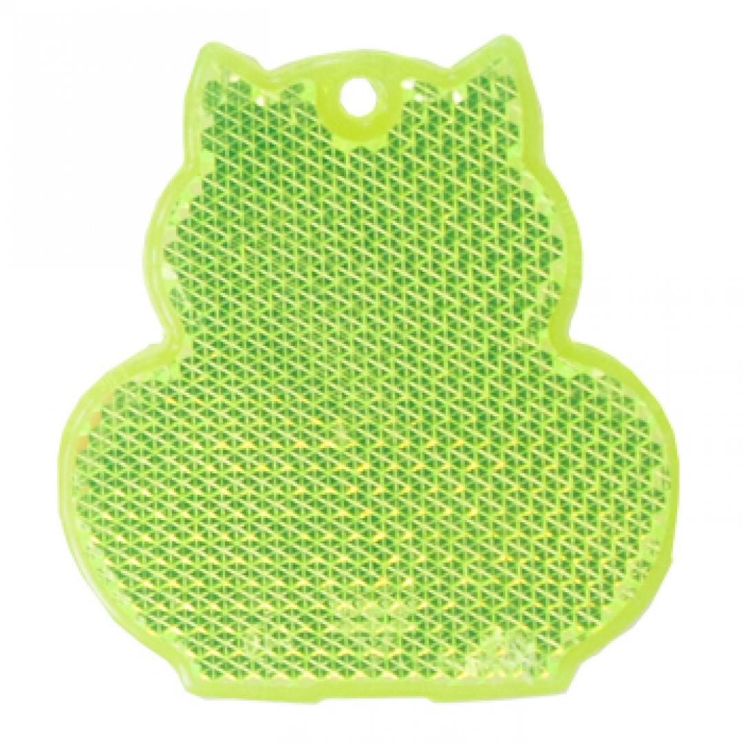 M117900 Lime yellow - Reflector, cat - mbw