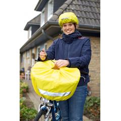 Regenschutz Korbüberzug Fahrradkorb Wasserdicht 3M Reflektierend Gelb