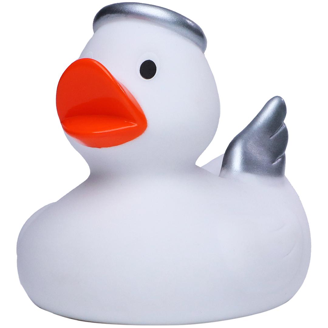 M131031 White - Rubber duck, angel - mbw