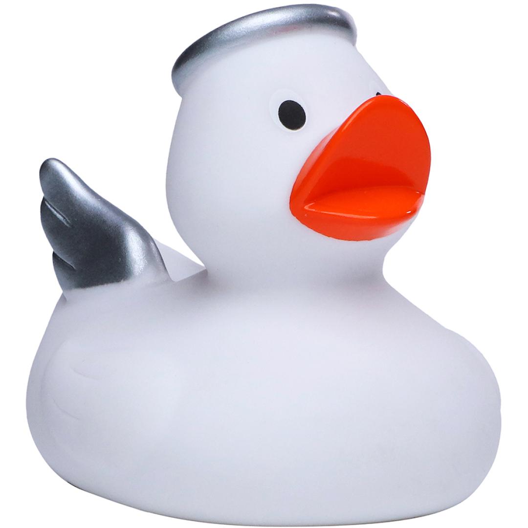 M131031 White - Rubber duck, angel - mbw