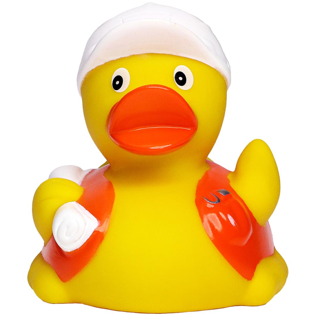 M131039 Multicoloured - Rubber duck, construction worker - mbw