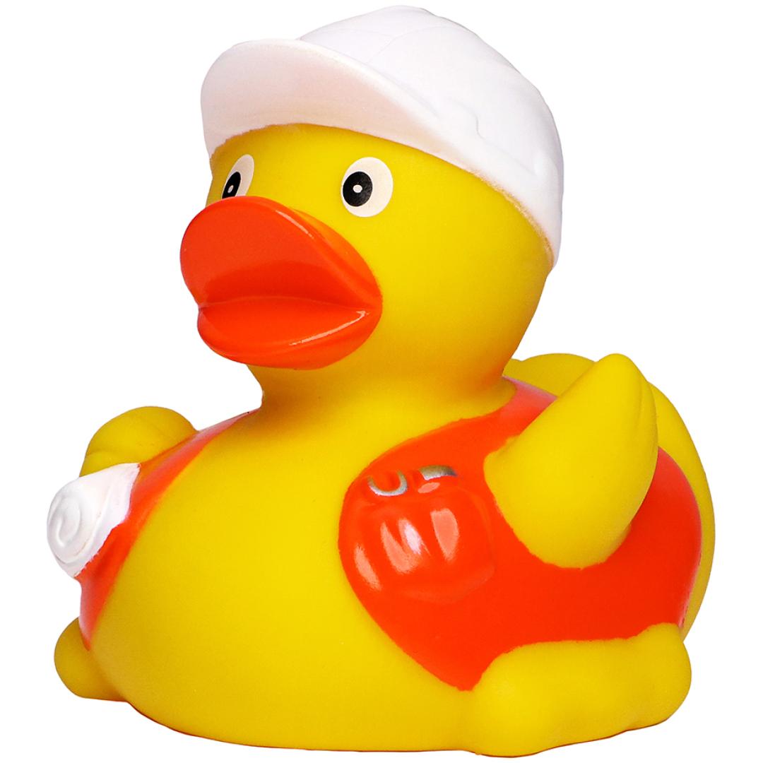 M131039 Multicoloured - Rubber duck, construction worker - mbw
