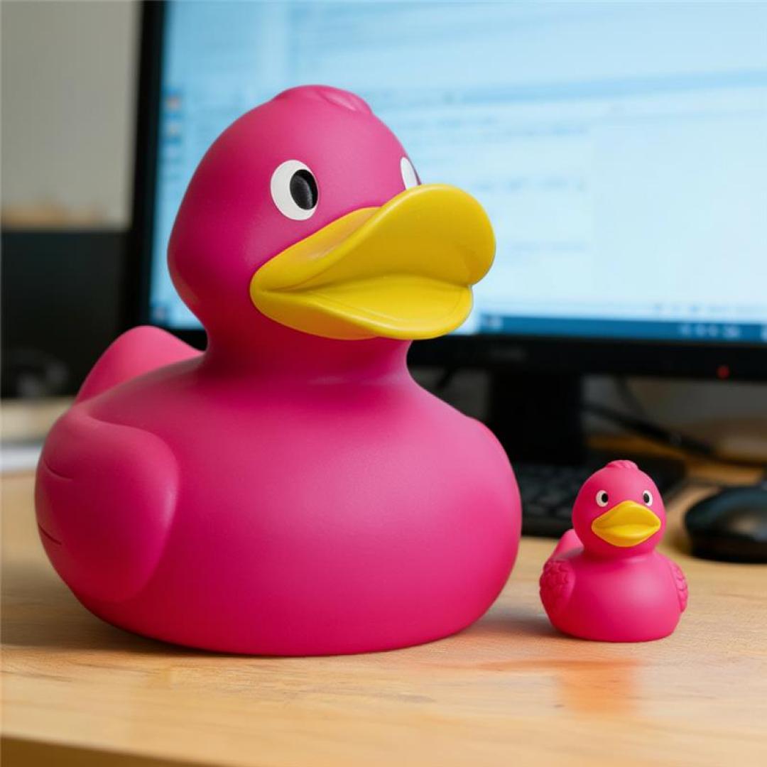 M131051 Pink - Rubber duck, giant - mbw