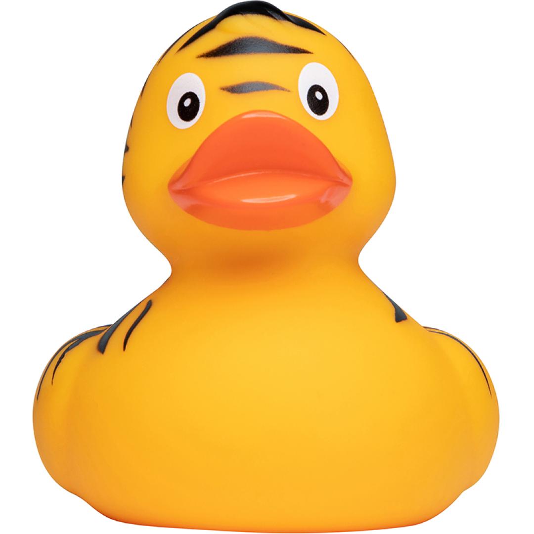 M131060 Orange - Rubber duck, tiger stripes - mbw