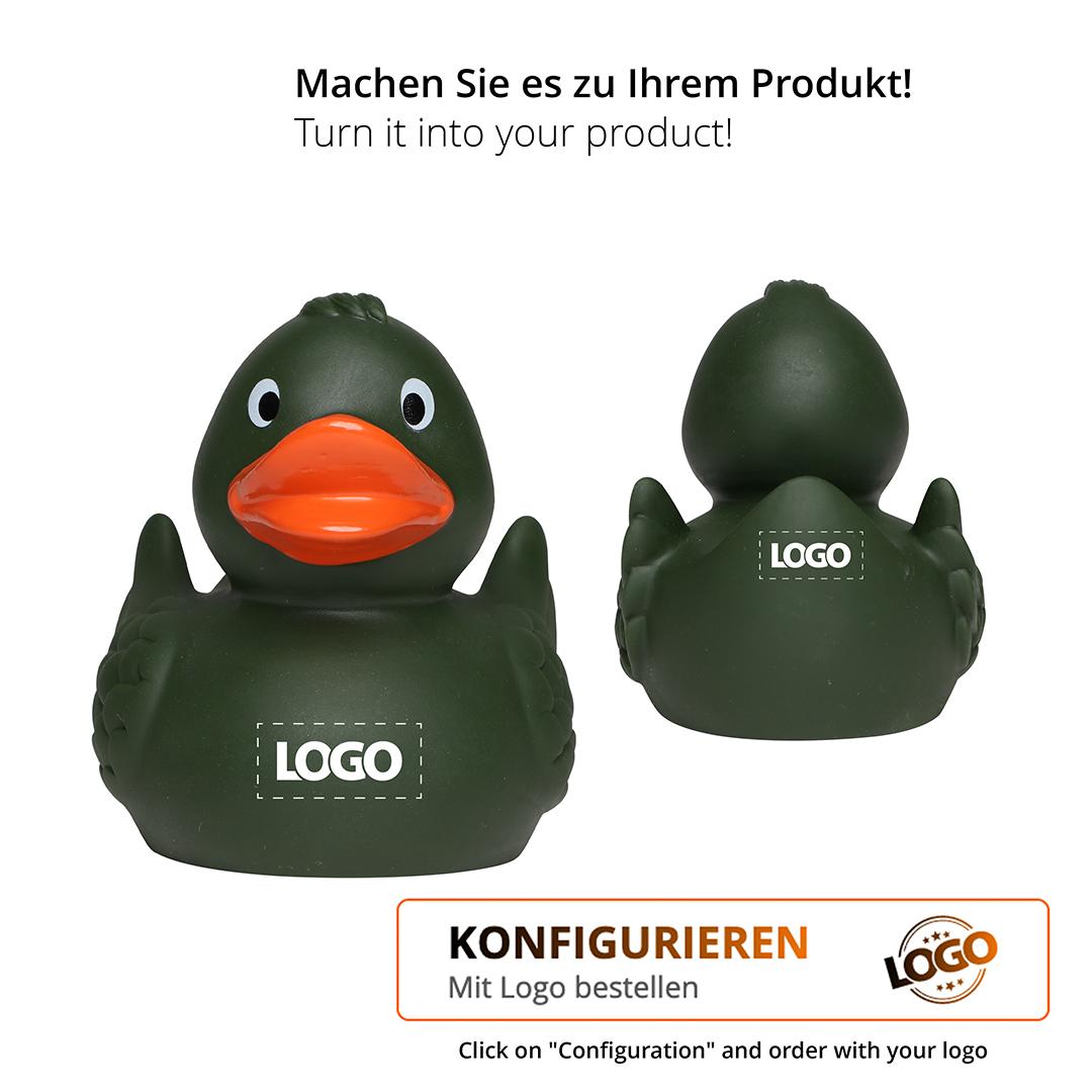 M131004 Olive green - Rubber duck, wings - mbw